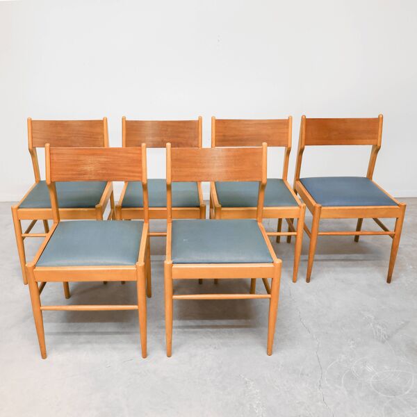 Chaises de salle à manger scandinaves, années 1970