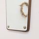 Scandinavian teak mirror