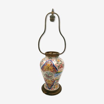 Delf vase lamp, circa 1900