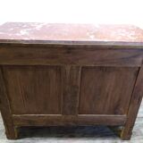 Antique chest of drawers with marble