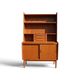 Danish teak secretary bureau with bookcase, Larsens Møbler, 1960s