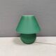Retro green 'mushroom' table lamp, Danish from the 1980s-90s.