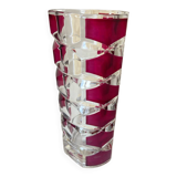 Pressed Molded Glass Vase - Windsor Model by Luminarc, 1970s