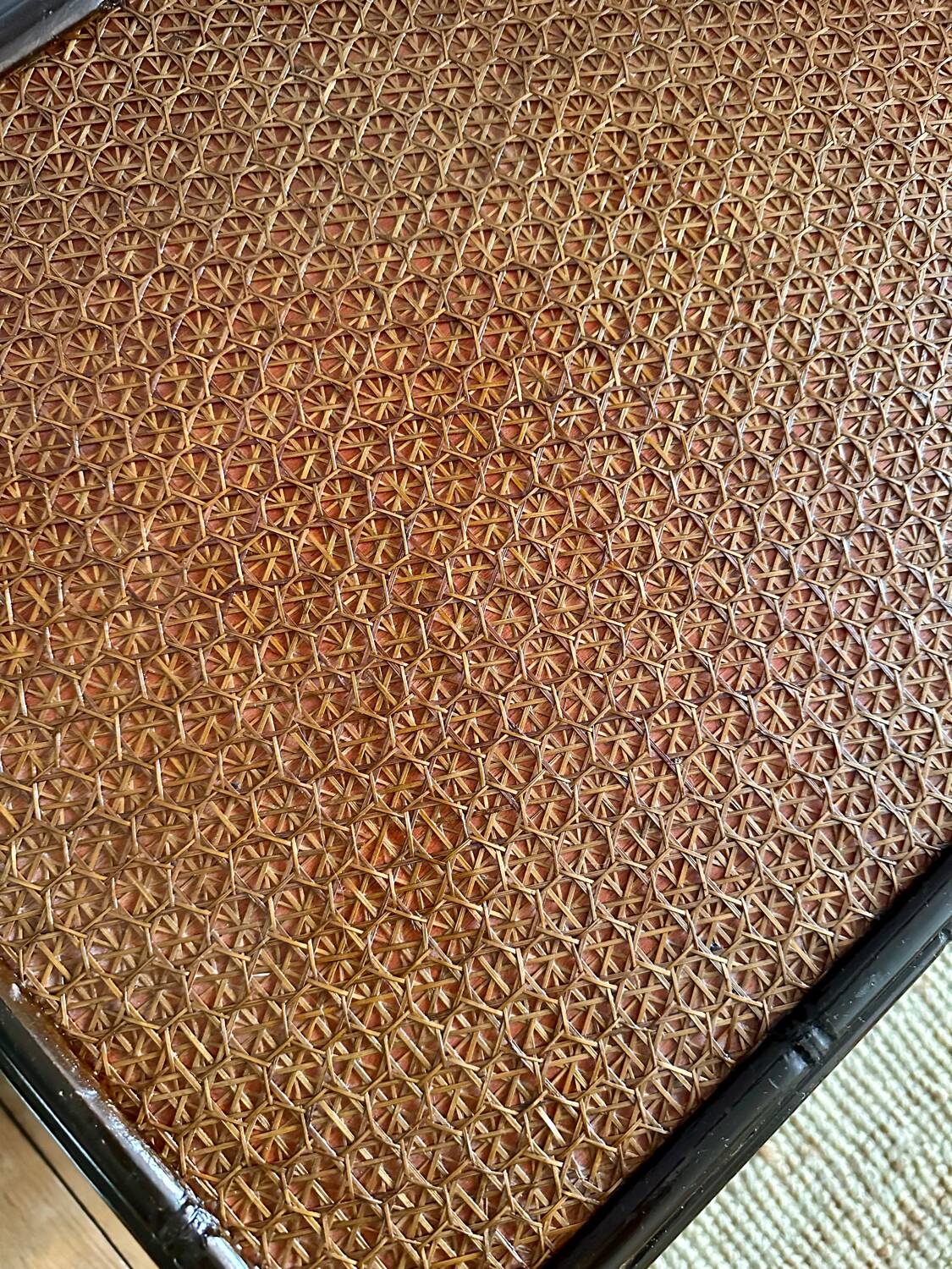 Wooden and cane trunk