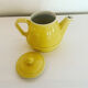Rio yellow vintage teapot