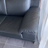Leather corner sofa