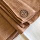 Old harvest tablecloth in hemp tinted terracotta