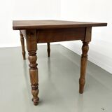 Small farmhouse table / desk in solid cherry wood