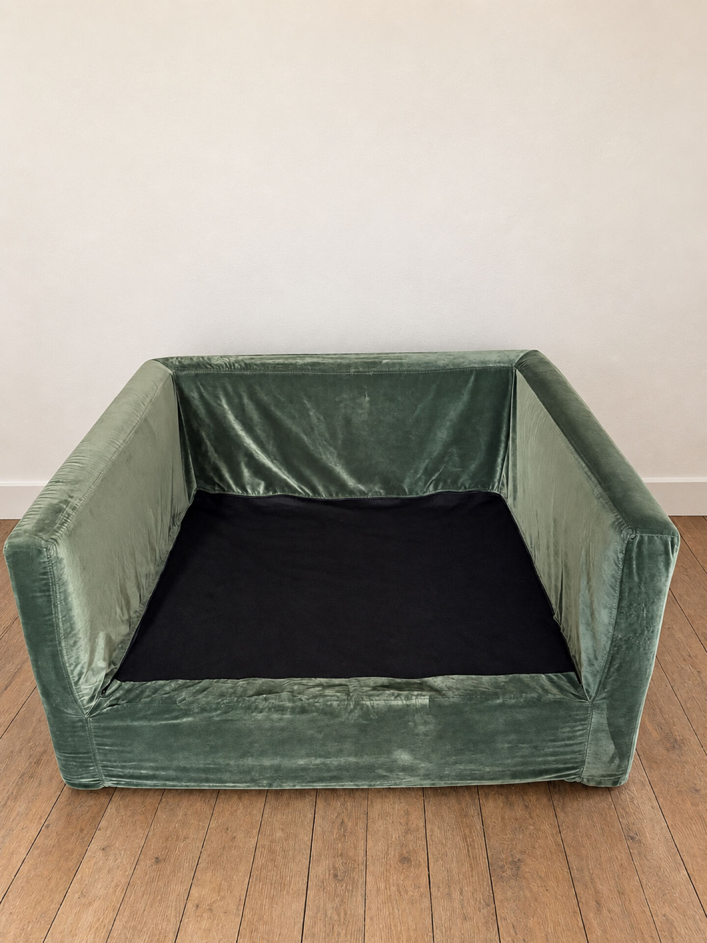 Fauteuil une place et demie Home Spirit en velours vert