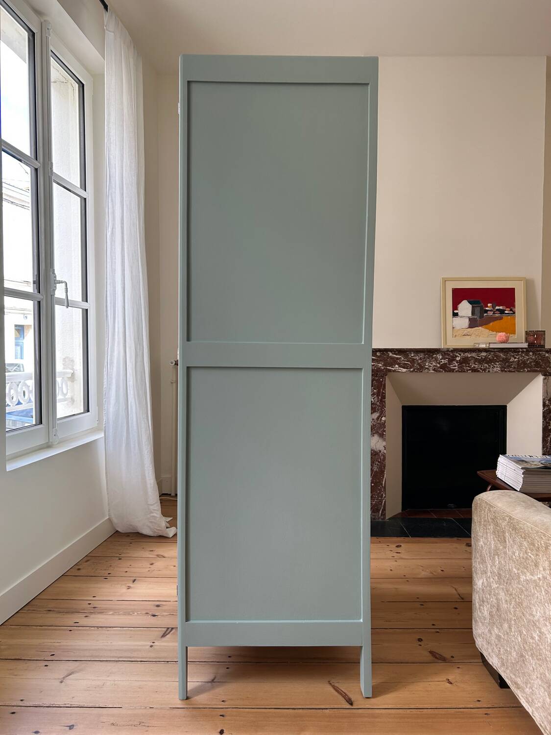 Painted wooden cabinet