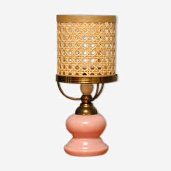 Small opaline and canning lamp