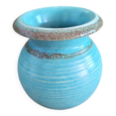 Vintage round ceramic vase by Bodo Mans 1960
