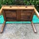 Farm table of the country Brièron (South Brittany) old with 2 drawers in chestnut.