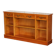 Vintage yew wood library/buffet with three drawers.