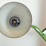 Green Industrial German Scissor Wall Lamp from Kaiser Leuchten, 1960s
