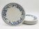 6 English starter/dessert plates, Staffordshire.