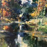 La  Cure rivière, technique couteau signé Robert Falcucci (1900-1989)