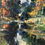 La  Cure rivière, technique couteau signé Robert Falcucci (1900-1989)