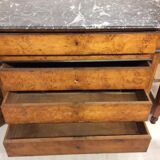 Chest of drawers 4 drawers with marble