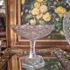 Coupe sur pied en verre