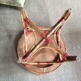 Rattan side table