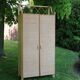 Armoire en rotin vintage
