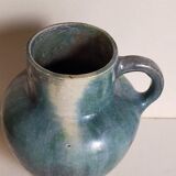 Ancient pottery with blue enamel 19th century