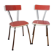 Lot de chaises formica