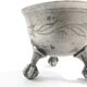 Neoclassical salt cellar, silver-plated brass, Norblin, Poland, 19th century