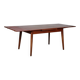 1950s oak extendable dining table
