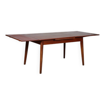 1950s oak extendable dining table