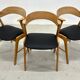 Kai Kristiansen Model 32 Dining Chairs, Korup Møbelfabrik.