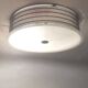 Modernist Art Deco Ceiling Light by Arlus 1950