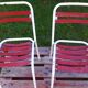 Duo de chaises Tolix  assise bois