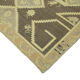 1970s handwoven distressed anatolian beige carpet 140 cm x 250 cm