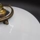 Suspension en opaline blanche