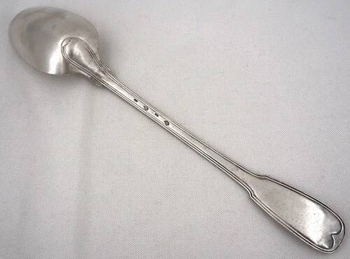 Serving spoon, XVIII century, solid silver, Auch Jean Affre, 32.6 cm, 179 g