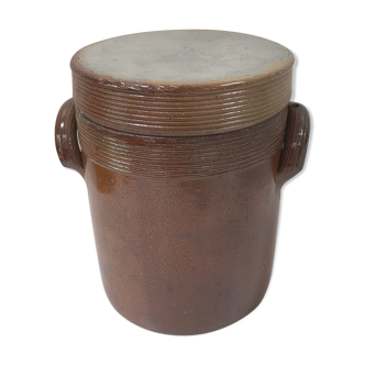 Pot vintage en grès vernissé