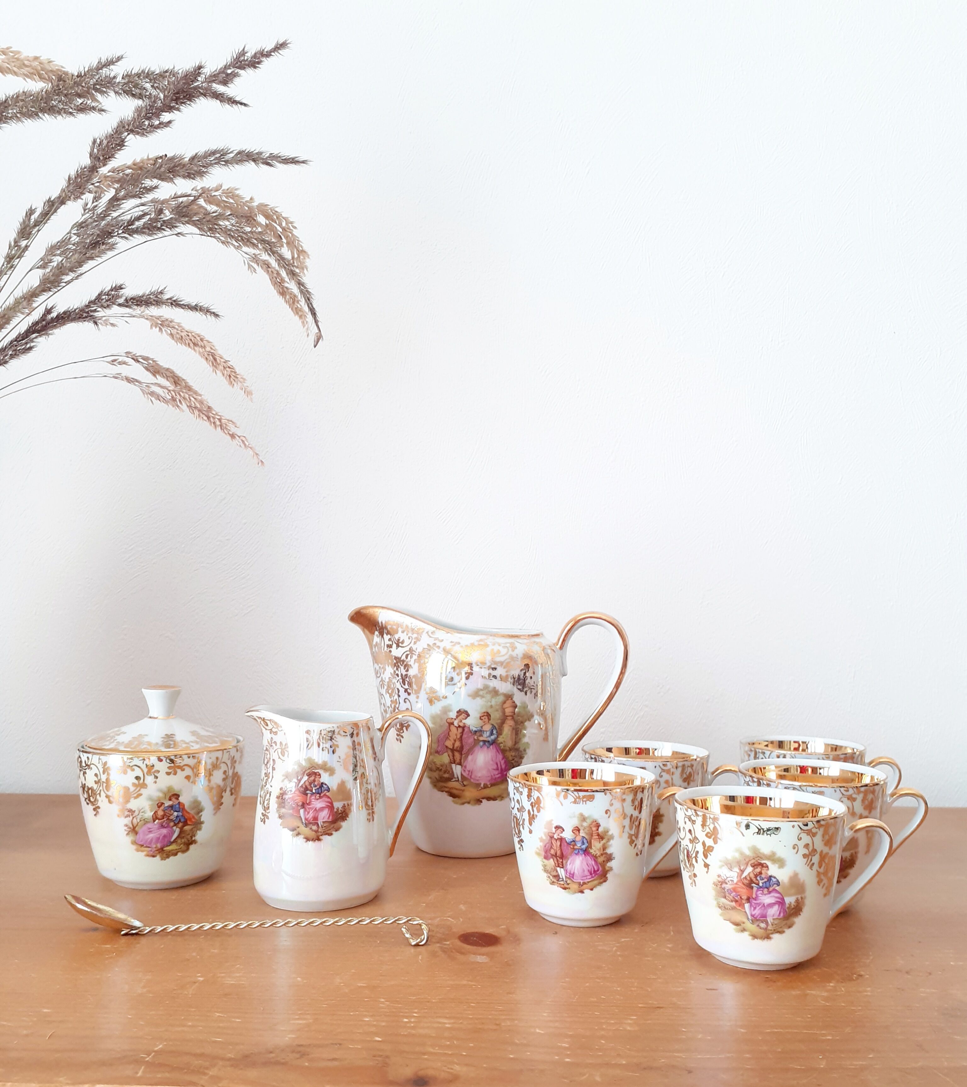 Porcelain coffee service