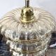 Vintage amber glass pendant light