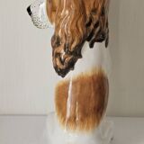 Vintage ceramic dog umbrella stand