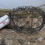 Mini basket in wire metal