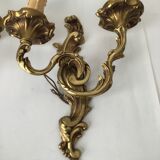 Pair of bronze appliques