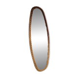 Large rattan mirror 60'