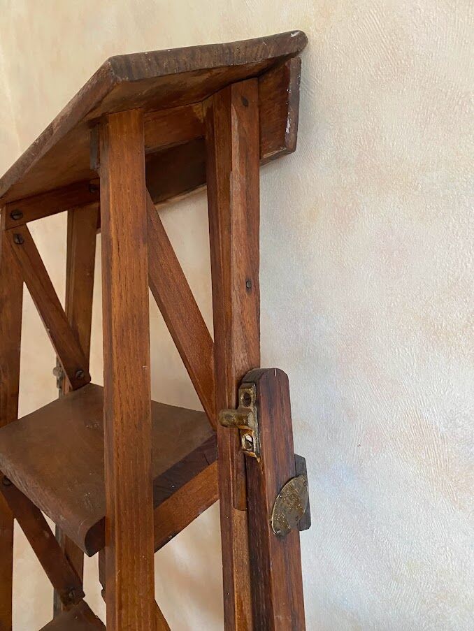 Library stepladder, nineteenth century