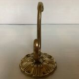 Double patére laiton