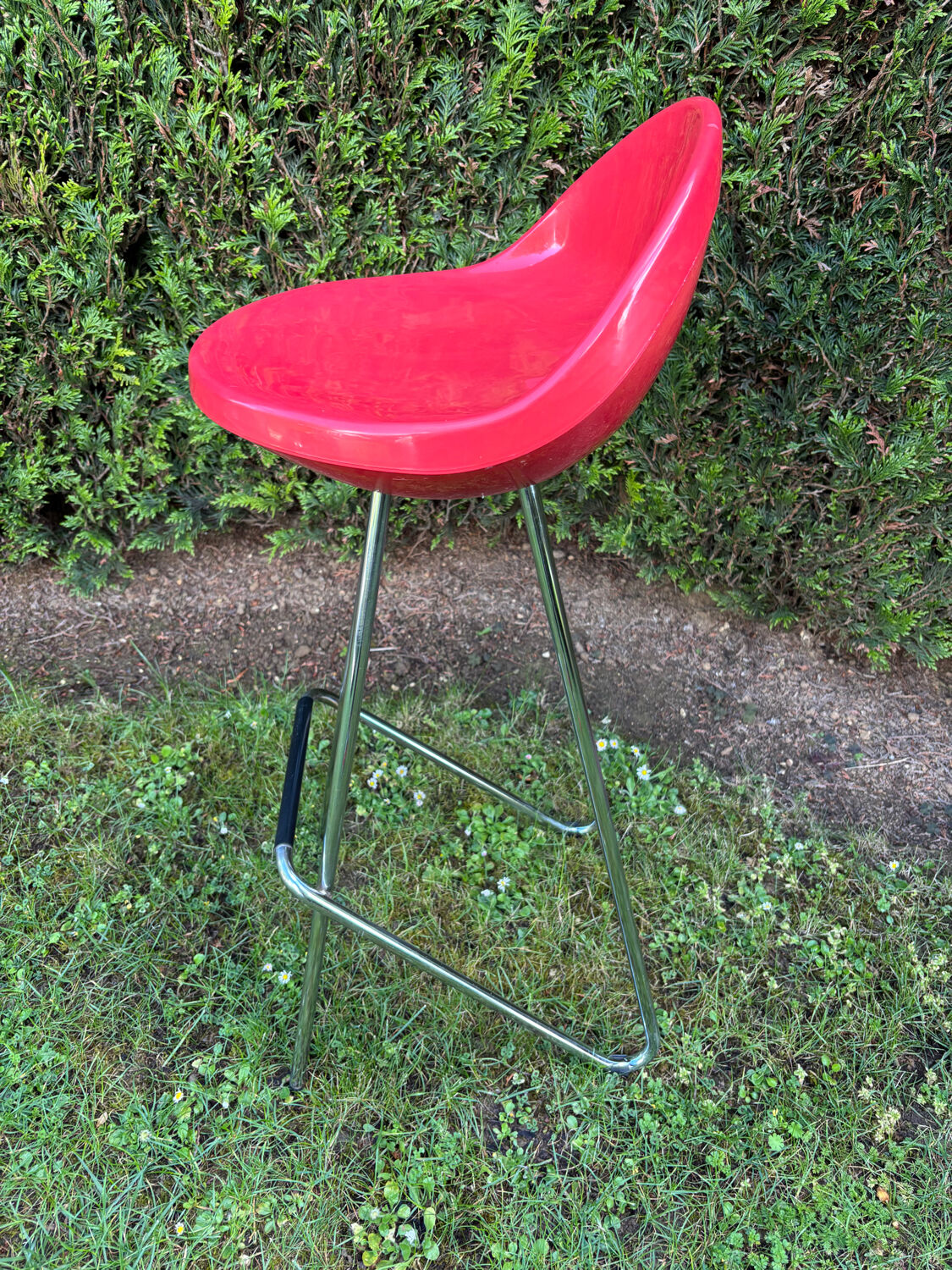 Vintage high stool by Roberto Foschia