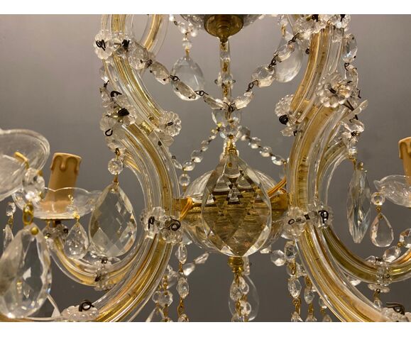 Vintage Italian Crystal Chandelier Selency Vintage Italian Crystal Chandelier, Antique Italian Crystal Chandelier