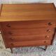 Commode style scandinave en teck - années 60