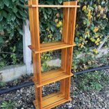 Brutalist pine shelf